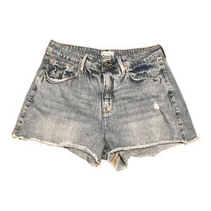 Good American Blue Jean Shorts Distressed Cut-Off Style size 14/ 32